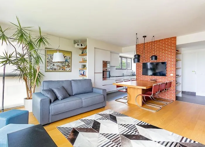 Comfortion Mirage - Appartement De Luxe Avec Vue Sur La Tour Eiffel Et Paris